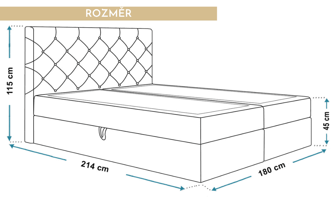 rozmery-calounena-postel-s-krystaly-gilda-180x200-cm