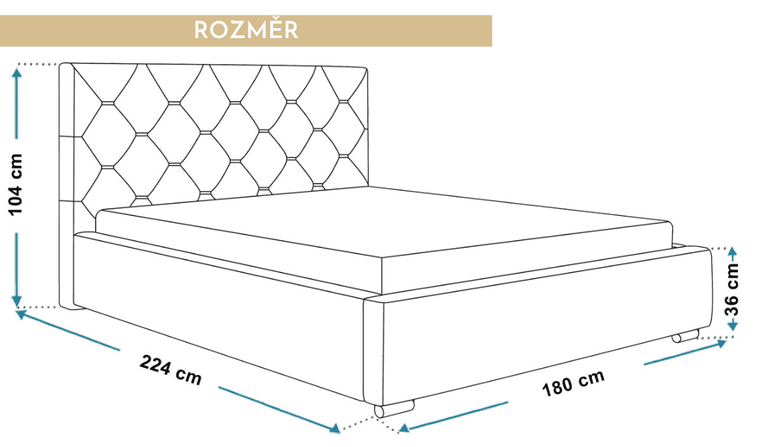 rozmery-zdobena-calounena-postel-sofija-160x200-cm