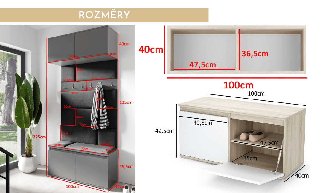 rozmer-bila-sestava-do-chodby-pamela