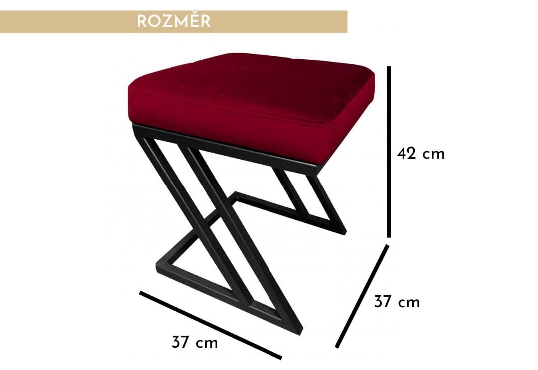 taburet-s-kovovou-konstrukci-claus-rozmery