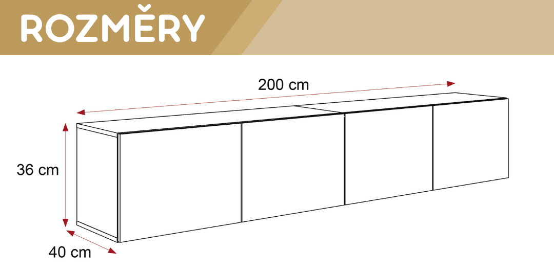 zavesny-tv-stolek-maria-200-cm-rozmery