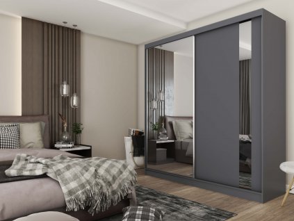 seda-moderni-zrcadlova-satni-skrin-200-cm-brigit