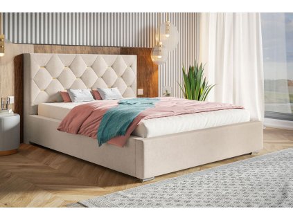 zdobena calounena postel sofija 160x200 cm Jasmine 21