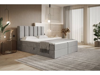 manzelska boxspring postel axel 180x200 cm Jasmine 90