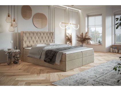 boxspring s prosivanym celem dona 180x200 cm Jasmine 24