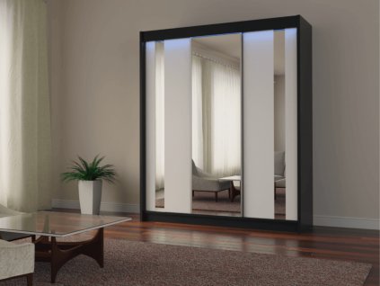 cerna-bila-satni-skrin-180-cm-brigit-s-posuvnymi-dvermi