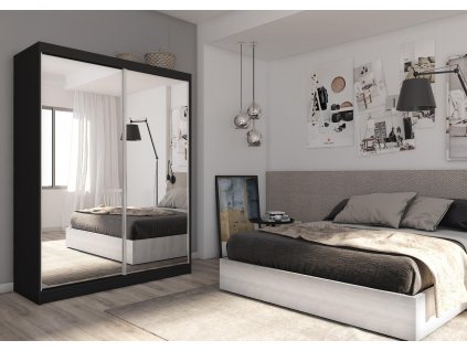 cerna-zrcadlova-skrin-s-posuvnymi-dvermi-160-cm-astrid