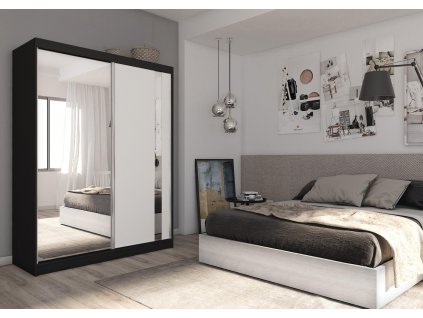 cerna-bila-skrin-na-obleceni-160-cm-brigit