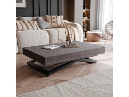 rozkladaci konferencni stolek sydney cerna anthracit dub