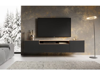 televizni stolek nagato 200 cm artisan cerna