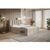 calounena boxspring postel axel 160x200 cm Jasmine 24