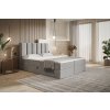 calounena boxspring postel axel 160x200 cm Jasmine 90