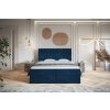 boxspring s krystalky dona 160x200 cm KRONOS 09 celem