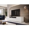 tv stolek cloe 200 cm bila plastove nohy