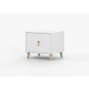 nocni stolek s uchytkou fadi pravy bok bila