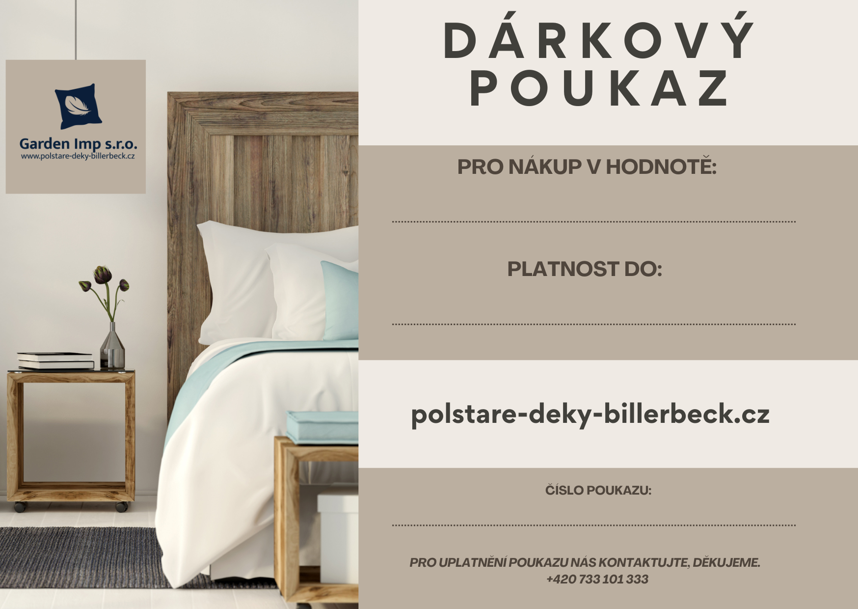 Dárkové poukazy
