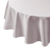 1514 Gent 3478 dunstgrau Tafeltuch oval Freisteller
