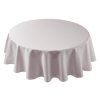 1514 Gent 3478 dunstgrau Tafeltuch rund Freisteller