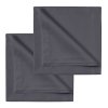 1514 Gent 3817 graphit Serviette 2er Freisteller