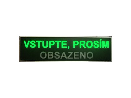 vstupte prosim obsazeno