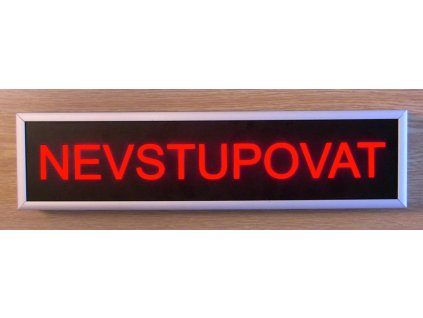 napis nevstupovat
