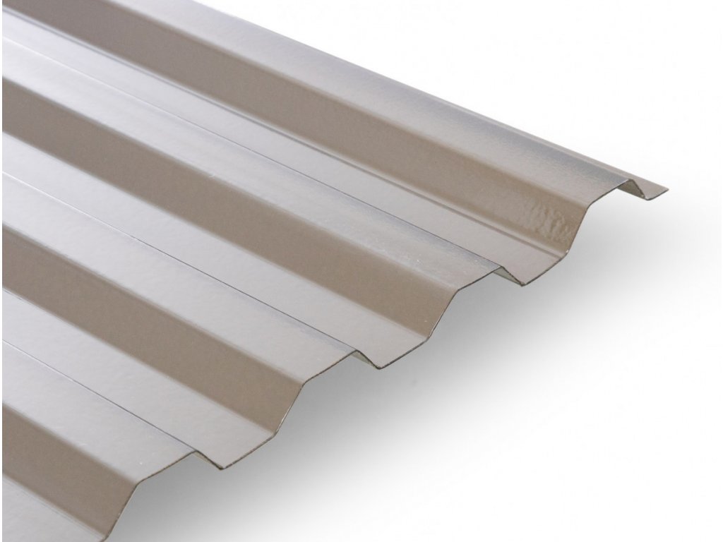 Polykarbonátová trapézová deska Guttagliss Makro ST - bronz