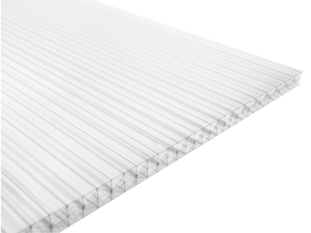 Polykarbonátová deska Guttagliss DUAL STRONG 16 mm - čirá (Rozměr 2000 x 1050 mm, Barva čirá, Varianta Guttagliss DUAL STRONG 16 mm (2,1))