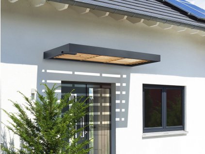 Vchodová stříška Guttavordach BS Timber-Line (Rozměr 160 x 90 cm, Barva antracit, Varianta Guttavordach BS Timber-Line)