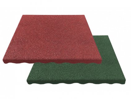 Gumová dlažba Smart Flex (Rozměr 40 x 40 x 2,5 cm, Barva červená, Varianta Smart Flex)
