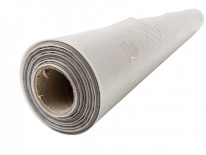 Stavební fólie PE 0,1 mm (Rozměr 2 x 25 m, Barva průsvitná, Varianta PE stavební fólie 0.1 mm (50))