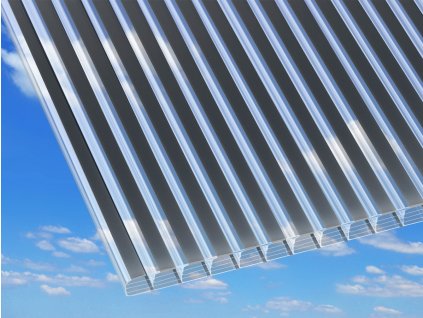 Polykarbonátová deska Guttagliss Zebra - antracit (Rozměr 2000 x 980 mm, Barva antracit, Varianta Guttagliss ZEBRA 16 mm (1,96))