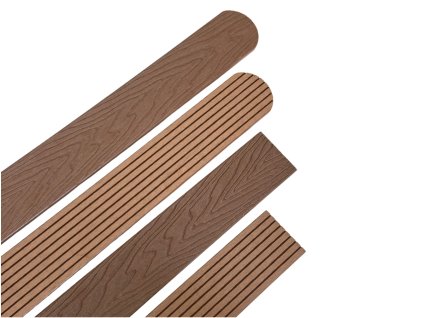 WPC plotovka Guttafence 3D drážkovaná - original wood (Rozměr 80 x 12 x 1000 mm, Barva original wood, Varianta Guttafence 3D WPC plotovka rovná)
