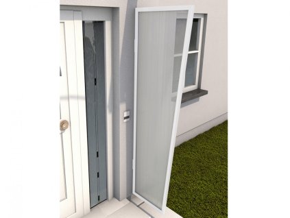 Boční stěna ke vchodové stříšce Guttavordach NM/NO PC (Rozměr 175 x 60 cm, Barva hnědá / bronz, Varianta Guttavordach boční stěna B2 PC)