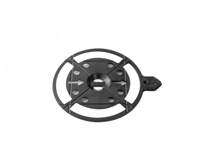 Nivelační podložka (Rozměr 120 × 2 mm, Barva černá, Varianta nivelační podložka terče 1%)