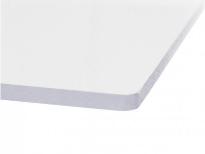 Polykarbonát 3 mm (Rozměr 1000 x 1000 mm, Barva čirá, Varianta plný polykarbonát 3 mm (1))