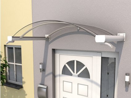 Vchodová stříška Guttavordach BV/B (Rozměr 160 x 90 cm, Barva bílá / čirá, Varianta Guttavordach BV/B)