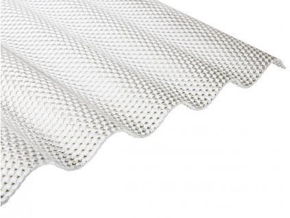 Polykarbonátová vlnitá deska Guttagliss WABE - čirá (Rozměr 2000 x 1050 mm, Barva čirá, Parametry Rozměr vlny: 76 / 18 mm, Varianta: Guttagliss WABE (2,1))