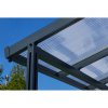 Hliníková pergola Terrassendach Premium - čirý polykarbonát / antracitová konstrukce (Rozměr 3,094 x 3,06, Varianta Terrassendach Premium - čirý polykarbonát / antracitová konstrukce)