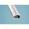 Upevňovací systém ALU/PVC, krajní díl (Rozměr 2000 mm, Barva stříbrná / bílá, Varianta Guttaprofil Alu/Pvc 10+16mm, krajní)