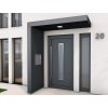 Boční stěna ke vchodové stříšce Guttavordach BS Plus - volitelná výška (Rozměr 201 - 250 x 90 cm, Barva DB 703 (antracit matný), Varianta boční stěna Guttavordach BS Plus)