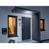 Vchodová stříška Guttavordach BS/B PLUS LED strip (Rozměr 160 x 90 x 15,5 cm, Barva RAL 7016 - antracit, Varianta BS/B Plus 160 odtok P)
