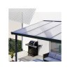 Hliníková pergola Terrassendach Premium - bronzový polykarbonát / antracitová konstrukce (Rozměr 3,094 x 3,06, Varianta Terrassendach Premium - bronzový polykarbonát / antracitová konstrukce)