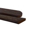 WPC plotovka Guttafence 3D oboustranný dřevodekor (Rozměr 71 x 11 x 1000 mm, Barva oak brown, Varianta Guttafence WPC plotovka 3D s rovnou hlavou)