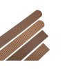WPC plotovka Guttafence 3D drážkovaná - original wood (Rozměr 80 x 12 x 1000 mm, Barva original wood, Varianta Guttafence 3D WPC plotovka rovná)