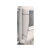 Boční stěna ke vchodové stříšce Guttavordach PT/GR (Rozměr 185 x 60 cm, Barva stříbrná / čirá, Varianta Guttavordach boční stěna PT/GR akryl)