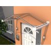 Vchodová stříška Guttavordach GV/T (Rozměr 160 x 90 cm, Barva bílá / čirá, Varianta Guttavordach GV/T)