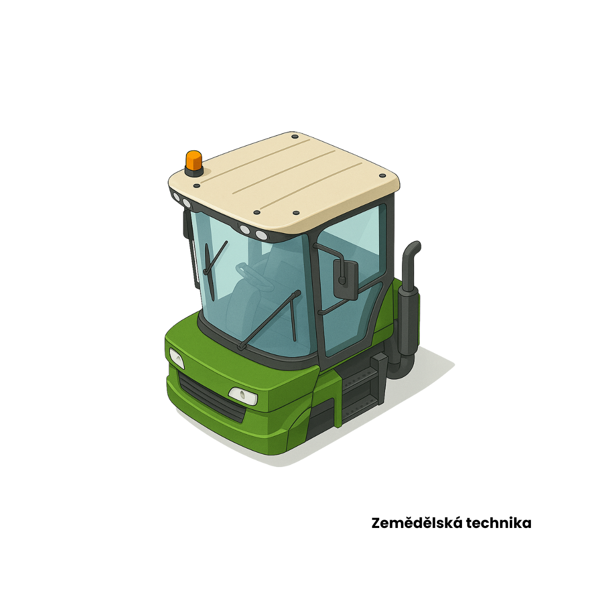 Zemědělská technika - skla na míru