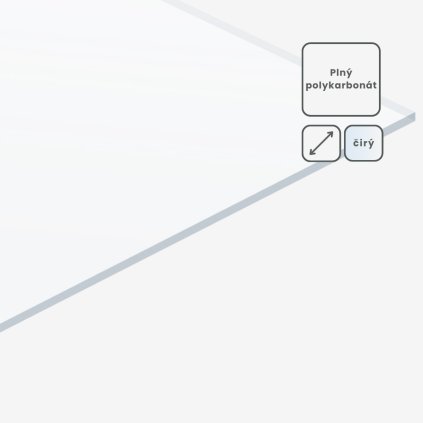 Plný polykarbonát 10 mm