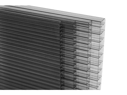 Komůrkový polykarbonát 10 mm antracit 500x6000
