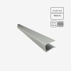 AL U profil jednoduchý 16mm, stříbrný elox 1